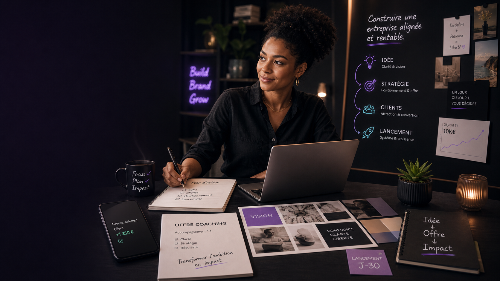 Brandy COO IA helping a founder orchestrate strategy, execution, and business operations
